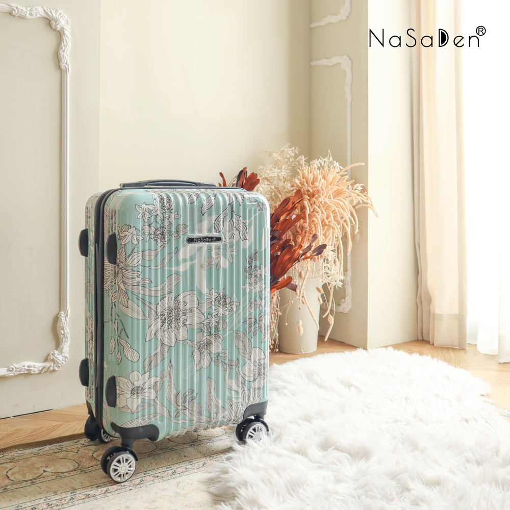 NaSaDen [ Jacaranda ] 22" Carry on/ 26" Checked/ 29" Checked Zipper Luggage
