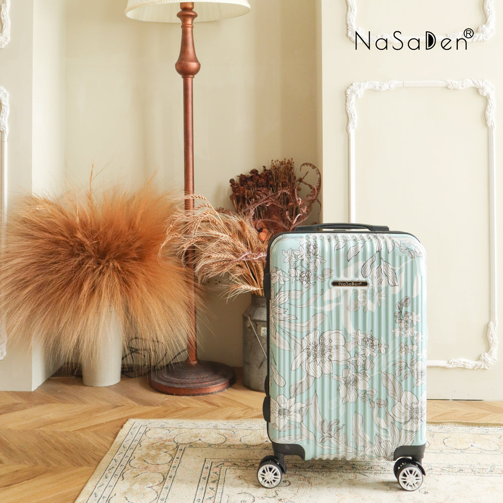 NaSaDen [ Jacaranda ] 22" Carry on/ 26" Checked/ 29" Checked Zipper Luggage