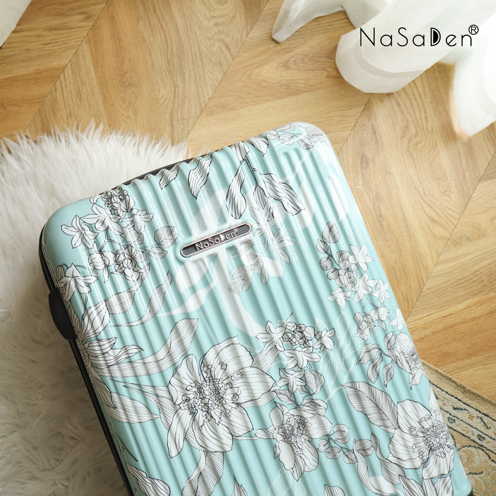 NaSaDen [ Jacaranda ] 22" Carry on/ 26" Checked/ 29" Checked Zipper Luggage