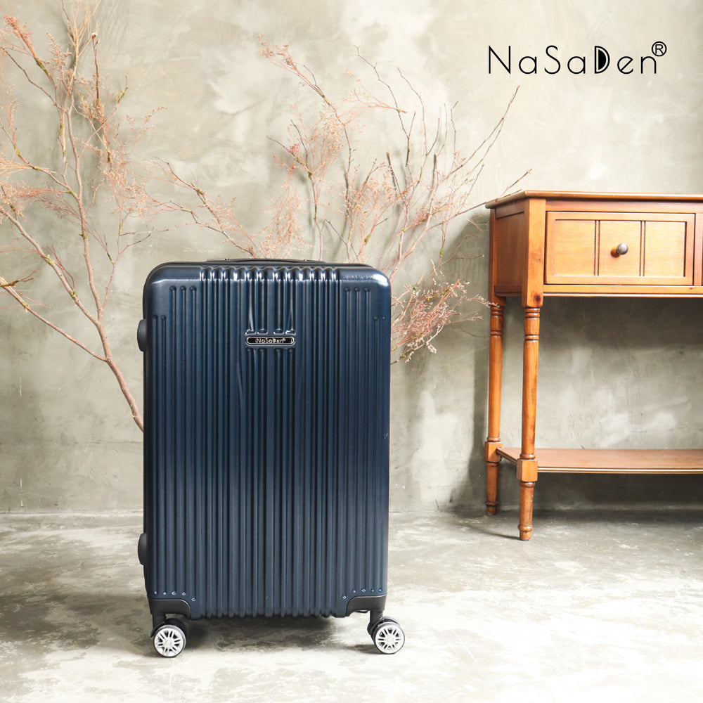 NaSaDen [ジェントルブルー] 26インチ ファスナー開閉式スーツケース 在庫あり