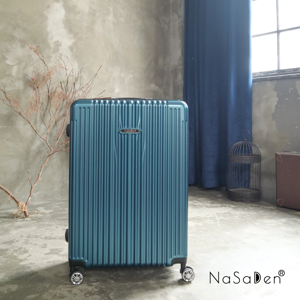 NaSaDen [アルペンレイクグリーン] 26インチ/29インチ ジッパー式スーツケース 在庫あり