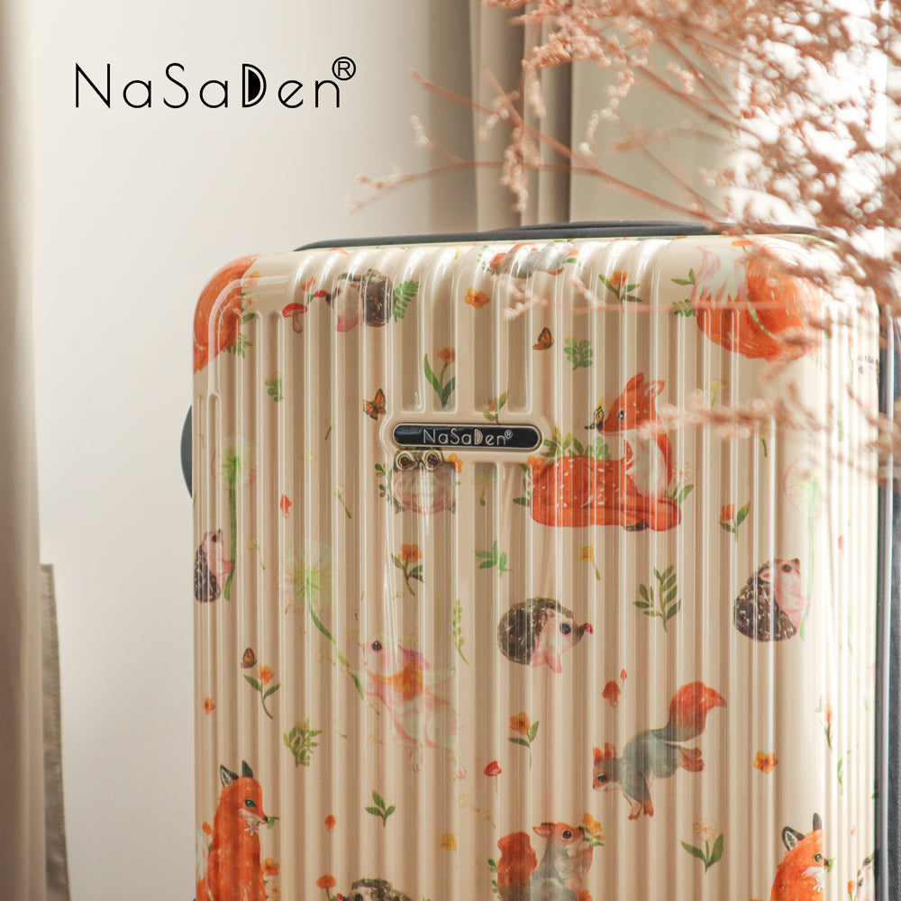【NaSaDen】ドリーム限定柄プリント 22インチ機内持ち込み / 26インチ / 29インチ預け入れ用ジッパーラゲージ