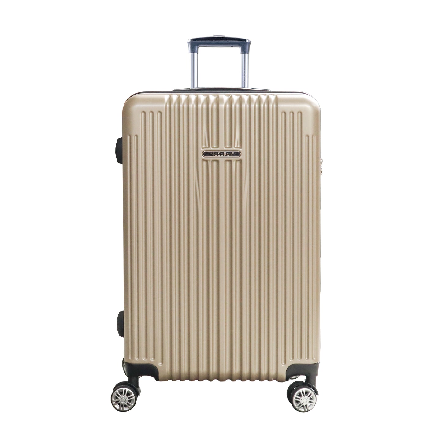 オープンボックス【NaSaDen】クラシック キャメル ゴールド 29インチ チェック ジッパーラゲッジ
